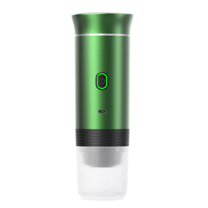 Wireless Portable Electric Coffee Espresso Maker_Green